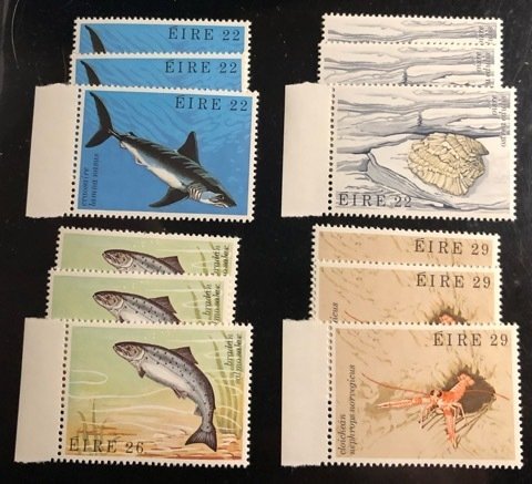 Ireland Scott# 525-528 VF NH 3 Unused sets Cat. $4.25+