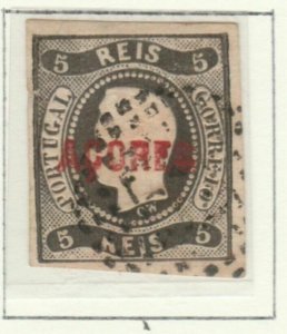 Portugal Colony AZORES 1868 5r Imperf Used A6P33F1-
