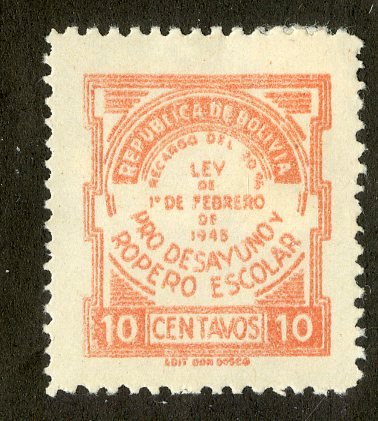 BOLIVIA B-O-B REVENUE BIN $2.50