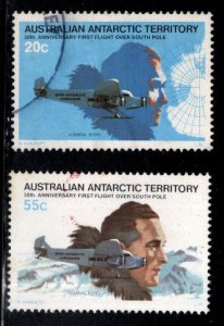 AUSTRALIA Antarctic Territory Scott L35-L36 Used stamps