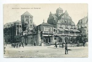 Bavaria, Sc #79, 10pf on Postcard, 1911 (Munich Synagogue)