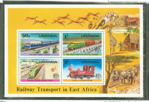 Uganda #158a Mint (NH) Souvenir Sheet