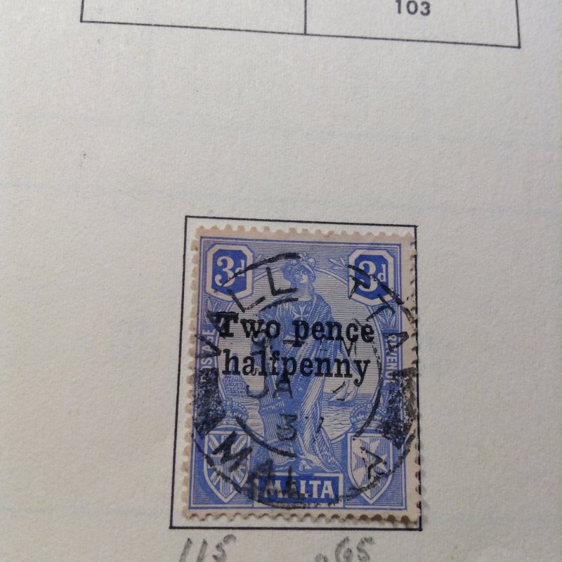 Malta  #  115  used