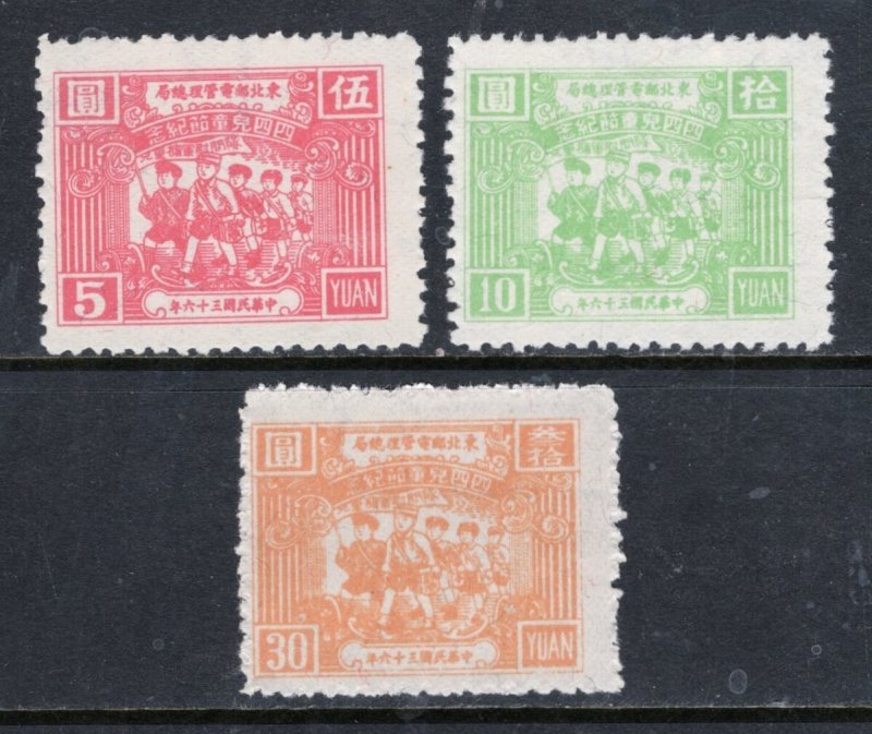 CHINA PRC Sc#1L17-9 1947 Children's Day MNH