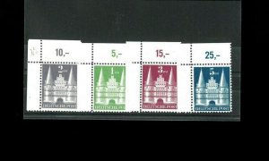 Germany SC# 658b-661a (type II) MNH. Cat.375.00. Better Item