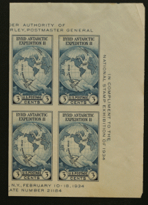 United States #735 Block of 4 From Sheet MNH