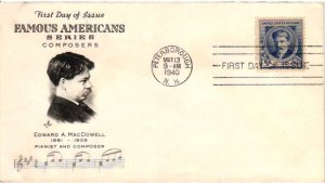 #882 Edward MacDowell - Artcraft Cachet