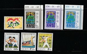 Estonia 237-243 Sets MNH Various