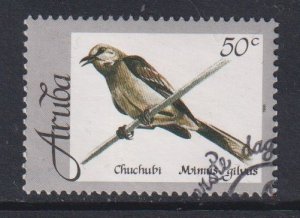 Aruba  #162 used 1998 birds  50c
