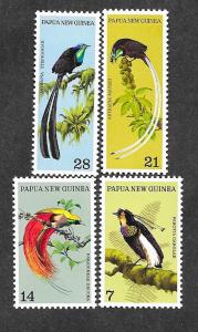 Papua New Guinea 365-368 Mint NH MNH Flora Fauna Birds!