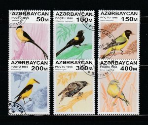 Azerbaijan 591-596 Set U Birds