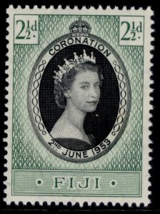 FIJI QEII SG278, 1953 CORONATION, NH MINT.