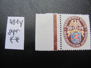 Germany 1926 MNH SIGNED SCHLEGEL MI. 401Y WM VAR. SC B18 SUPERB 400 EUROS (122)