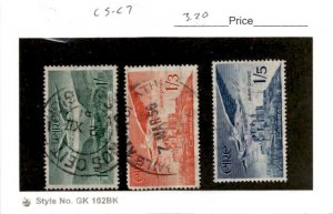 Ireland, Postage Stamp, #C5-C7 Used, 1949 Airmail (AG)