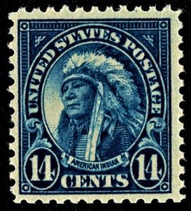 US 565 MNH VF 14 Cent American Indian