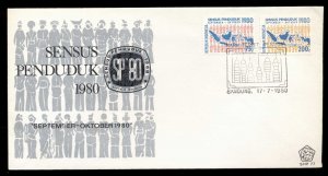 Indonesia 1980 Census FDC