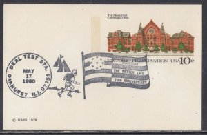 United States - May 1980 Oakhurst, NJ Scouting Anniv. Cancel #2