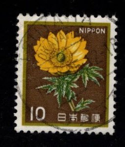 Japan Scott 1422 Used Amur Adonis flower stamp