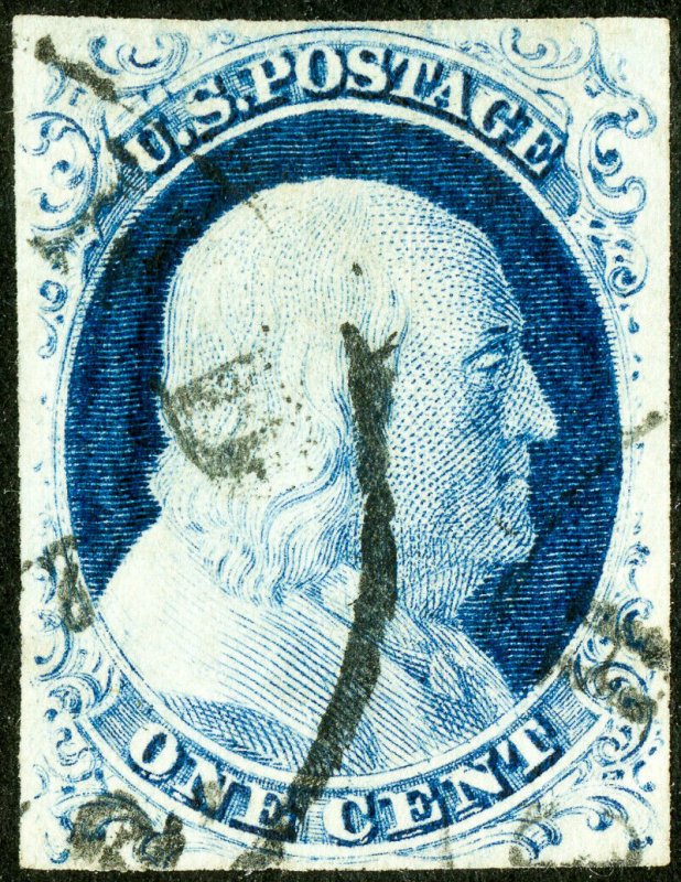 US Stamps # 9 Used Superb Choice