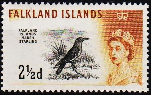 Falkland Islands.1960 2 1/2d  S.G.196 Mounted Mint