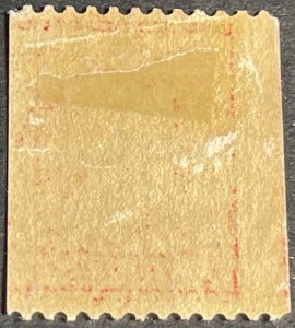 U.S.# 386-MINT/HINGED--CARMINE--1910