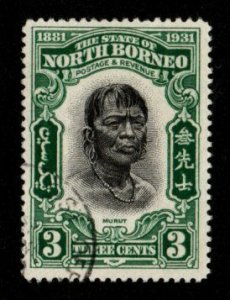 North Borneo #185 used