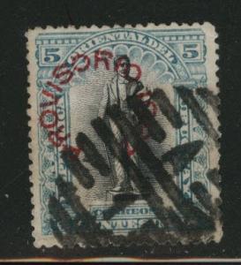 Uruguay Scott 134 overprint stamp