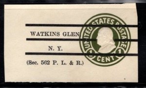 #U420 Franklin Precancel Type 1a2 Cut Square  - Unused