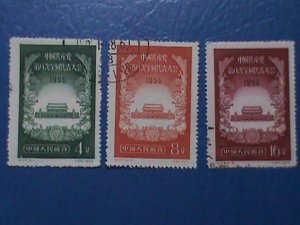 ​CHINA STAMP: 1956,SC# 301-3  8TH INTERNATIONAL CONGRESS  CTO-NHSTAMP NH-SET