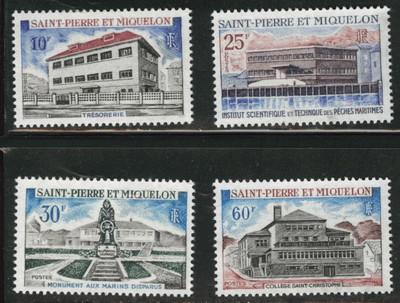 St Pierre Miquelon Scott 385-88 MNH** 1969 set   CV$75, D...