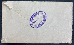 1922 Longford Ireland Quarter Master 1st division Cover to Dublin stamp