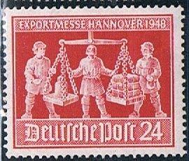 Germany 584, 24pf Weighing Goods for Export, MH, VF