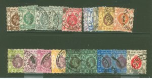 Hong Kong #129-144 Used