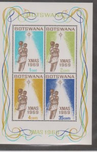 Botswana # 57a, Christmas Souvenir Sheet, Mint NH, 1/2 Cat.