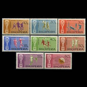 ALBANIA 1966 - Scott# 945-52 W.Cup Soccer Set of 8 NH