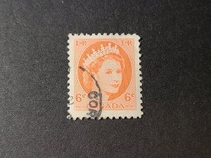 CA S#342 U-VF $0.06 06/10/1954 - QEII Wilding Portrait