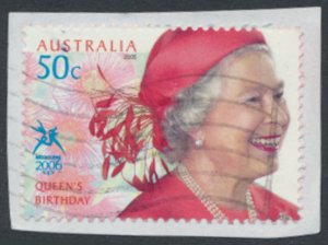 Australia  SG 2522  SC# 2385 Used SA QE II Birthday see details & scan    