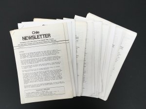 Chile Newsletter. Issue No.1 to 31, 1981-1990