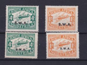South West Africa 1930 Airmail 2 x Printings MH RB179