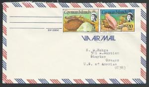 CAYMAN IS 1979 airmail cover to USA - nice franking........................56735