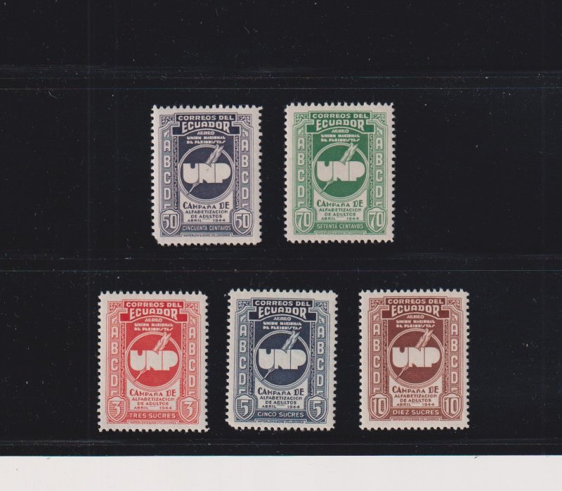 Ecuador: Sc #C156-C160 MH (S30567)