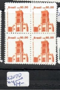 BRAZIL     SC 2070  BLOCK OF 4    MNH  P0821H