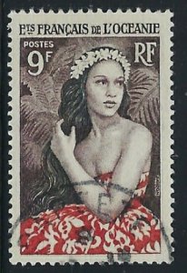 French Polynesia 180 Used 1955 issue (fe5851)