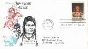 1968 FDC, #1364, 6c Chief Joseph, Cover Craft Cachets