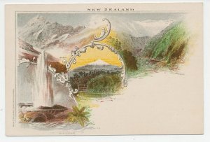 Postal stationery New Zealand Mount Egmont - Waikite Geyser - Otira
