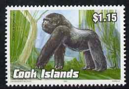 COOK ISLANDS - 1990 - Endangered, Gorilla - Perf 1v - Mint Never Hinged