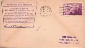 1934 Anna Matilda McNeill Whistler - Wilmington NC - J3478