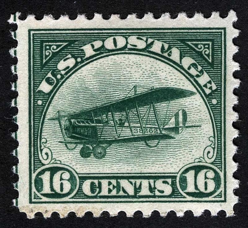 US Sc C2 VF MNH Original Gum 16¢ Airmail