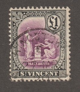 EDSROOM-17459 St Vincent 116 Used 1913-1917 Top Value WK3 CV$200