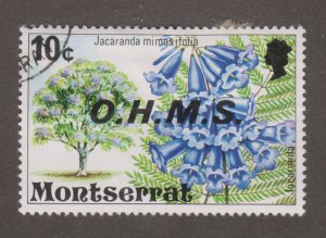 Montserrat O11 Flowers O/P 1976